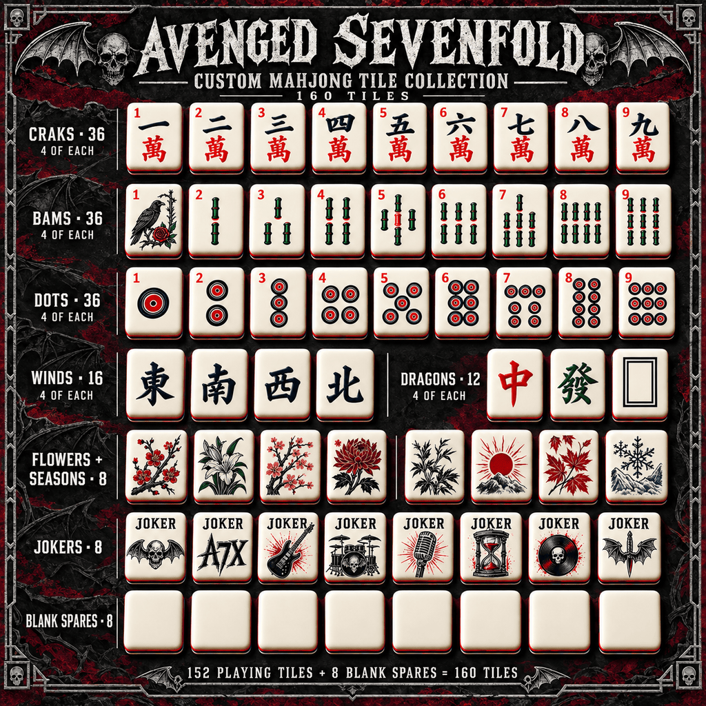 SVD Premium Mahjong Set – Game Night Edition PNPA
