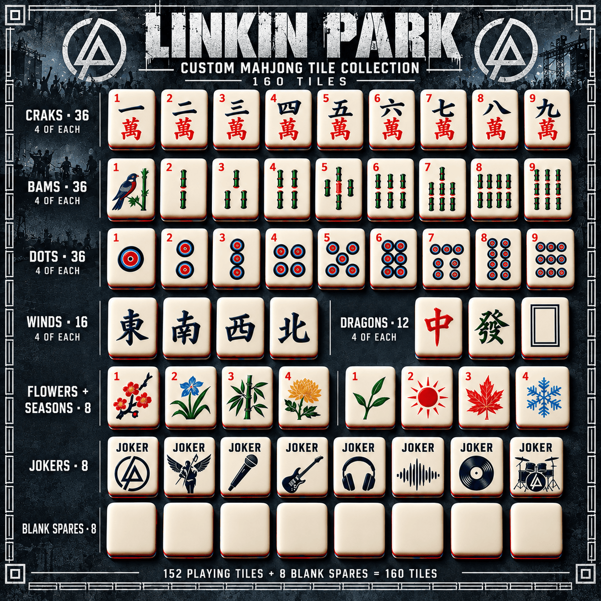 LKP Premium Mahjong Set – Game Night Edition PNPA
