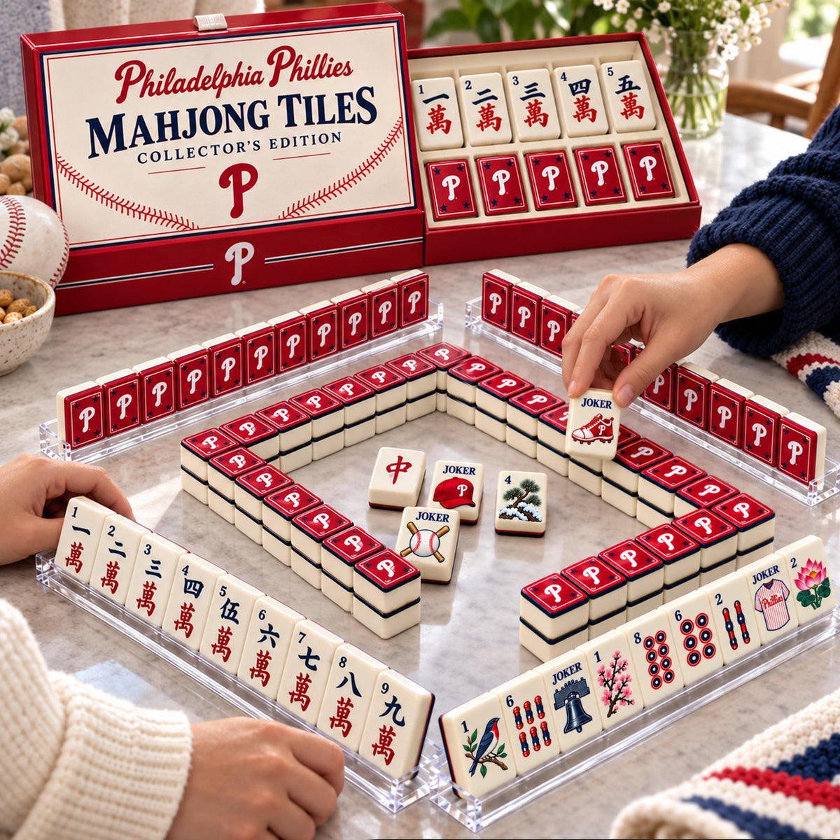 Premium PPP Mahjong Tiles Set PVNA