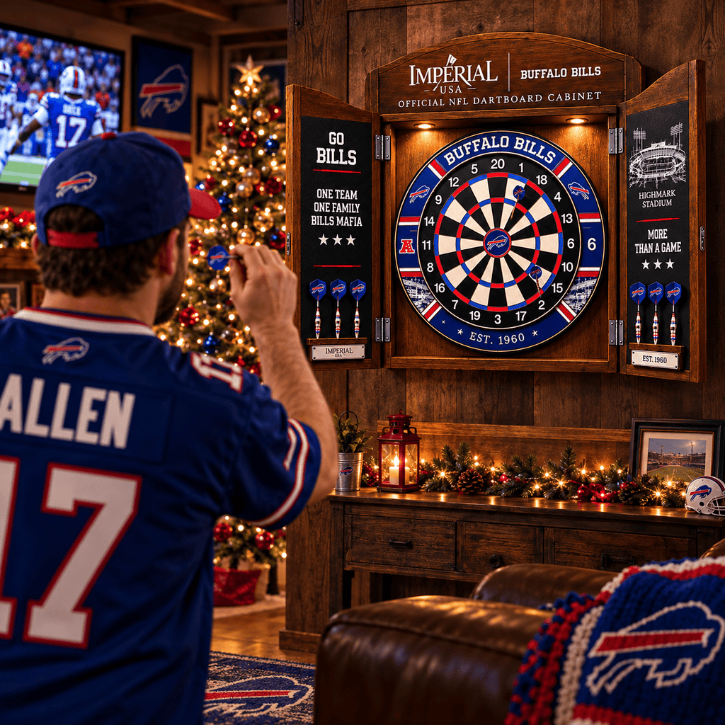 BFBL Premium Dartboard Cabinet Set – Wall-Mounted Dart Game PNPA